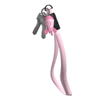 Pink Keychain Lanyard