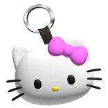 Pink Kitty Keychain