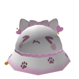 Pink Kitty Polka Dot