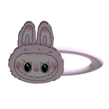 pink labubu hairclip ۶ৎ