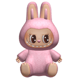 Pink Labubu Monster Plushie Backpack