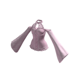 Pink Lace Up Top Goth Long Sleeves Halloween Y2K
