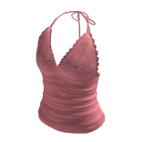 Pink Laced Halter Top