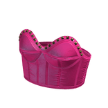 Pink Leather Bustier