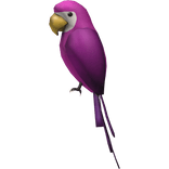(Pink) Left Shoulder Parrot