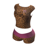 Pink Leopard Print Loungewear