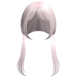 ♡ pink long pigtails