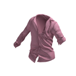 Pink Loose Button-up