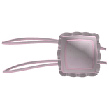 pink matching eye patch w ruffles
