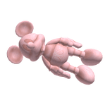 Pink Mouse Large Plushie