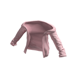 Pink Off-Shoulder Button-up 