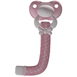 ♡ pink pacifier w/ clip