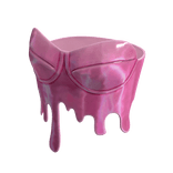 pink paint drip tube top