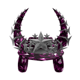 Pink Prism Crystalforge Spiked Crown Horns