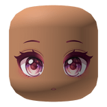 Pink Purple Anime Sparky Surprised Starry Eyes 