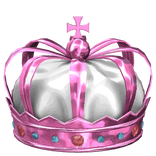 pink queen crown