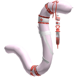 Pink Red Medic Nurse Cat Tail