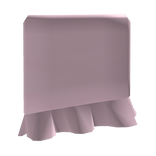 Pink Ruffle Capelet Left