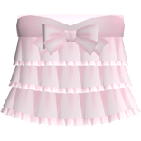 pink ruffled princess dress