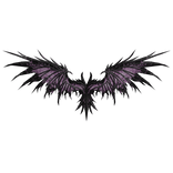 Pink Runic Skeleton Dragon Wings