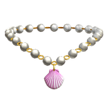 Pink Seashell Pearl Necklace 🐚