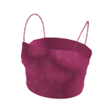 Pink Sequin Crop Top