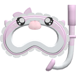 Pink Sharkie Snorkel Cute Preppy Kawaii Summer