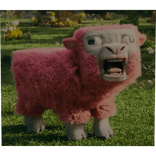 Pink Sheep minecraft movie
