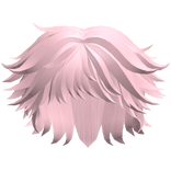 pink short fluffy boy hair