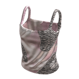 Pink Silky Zebra Summer Top