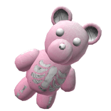 Pink Skeleton Teddy Bear