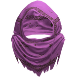 Pink Sorcerer Distressed Rune Hood