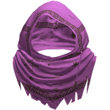 Pink Sorcerer Distressed Rune Hood