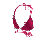 Pink Spiked Crop Top