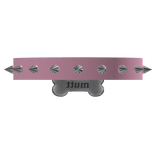 ♡ .ᐟpink spiky mutt dog collar