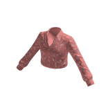 Pink spring blossom blouse