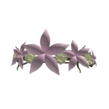 ♡ pink spring fairy flower crown