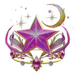 Pink Starburst Crown