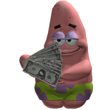 Pink Starfish Sponge Bob Money Rich