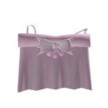 Pink Strapless Crop Top w/ Bow Detail