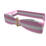 pink striped anchor top