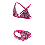 Pink Summer Hibiscus Swimsuit