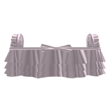 ♡ pink summer ruffled top w bow 