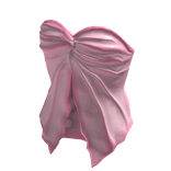 Pink Summer Vacation Twisted Tube Top