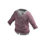 Pink Sweater & Undershirt