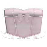 ♡ Pink Sweet Ruffled Swedish Corset