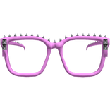 Pink Thorn Spiked Glasses
