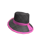 Pink Trimmed Hat