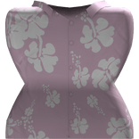 Pink Tropical Floral Button Shirt [F] ( Torso )
