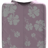 Pink Tropical Floral Button Shirt ( Torso )